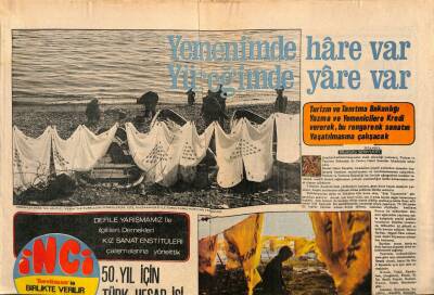 Tercüman Gazetesi İnci Eki 29 Ağustos 1973 - Neriman Köksal Sinemaya Döndü, Zehra Sabah Plak Dolduracak, ASTERİKS Köy Tehlikede Çizgi Roman GZ91817 - 1