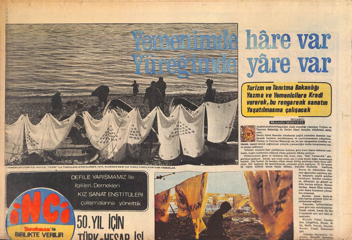 Tercüman Gazetesi İnci Eki 29 Ağustos 1973 - Neriman Köksal Tekrar Sinemaya Döndü - Kemal Mısırlı Da Fiyatına Zam Yaptı GZ146186 - 1