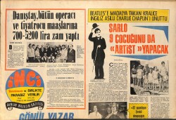 Tercüman Gazetesi İnci Eki 29 Mayıs 1971 - Gönül Yazar Aşk Hikayesini Sahneye Koyuyor GZ160583 - Gökçekoleksiyon