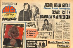 Tercüman Gazetesi İnci Eki 29 Mayıs 1972 - Gönül Yazar Sahnede 20. Yılını Yalnızlık Şarkısını Okuyarak Ağladı! - Aktör Uğur Güçlü Eşi İle Kanada! GZ145719 - 1