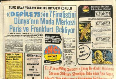Tercüman Gazetesi İnci Eki 29 Nisan 1975 - Seçil Heper Sahneyi Evliliğe Tercih Etti GZ102720 - 1