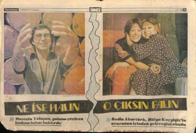 Tercüman Gazetesi İnci Eki 3 Ağustos 1977 - Mustafa Yolaşan , Yolunu Çeviren Kadına Falını Baktırdı GZ114743 - 1