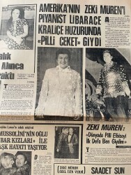 Tercüman Gazetesi İnci Eki 3 Aralık 1972 - 1973 Yılında Bütün Dünya Mevlana'yı Anacak - Ayşecik 100 Bin Liralık Film Teklifi Alınca Okulu Bıraktı GZ147510 - 2