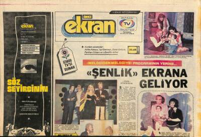 Tercüman Gazetesi İnci Eki 3 Aralık 1977 - Filiz Akın , Seyyal Taner , Işıl Yücesoy Ve Asu Maralmanın Sunuculuk Görevlerine Son Verildi ! GZ114882 - 1