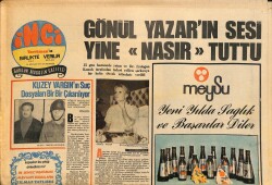 Tercüman Gazetesi İnci Eki 30 Aralık 1972 - Gönül Yazar'ın Sesi Yine Nasır Tuttu - Orhan Gencebay Sev Dedi Gözlerim Tüm Plâkçılarda GZ160778 - Gökçekoleksiyon