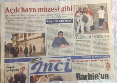 Tercüman Gazetesi İnci Eki 30 Kasım 2005 - Türkan Şoraya Düşen Görev GZ21776 - 1