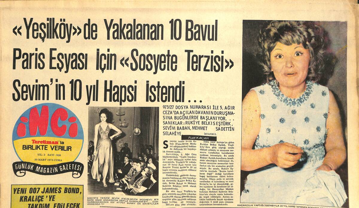 Tercüman Gazetesi İnci Eki 30 Mart 1973 - Mustafa Sağyaşar'ın Radyodan Aldığı Maaş 540 Liraya İndi GZ144544 - 1