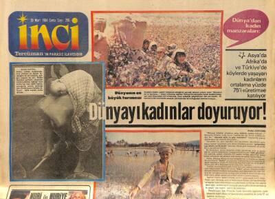 Tercüman Gazetesi İnci Eki 30 Mart 1984 - Nazan Şoray Saadet Yuvasına Taşındı GZ78532 - 1