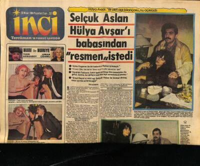 Tercüman Gazetesi İnci Eki 30 Nisan 1984 - Selçuk Aslan Hülya Avşarı Babasından İstedi GZ78539 - 1