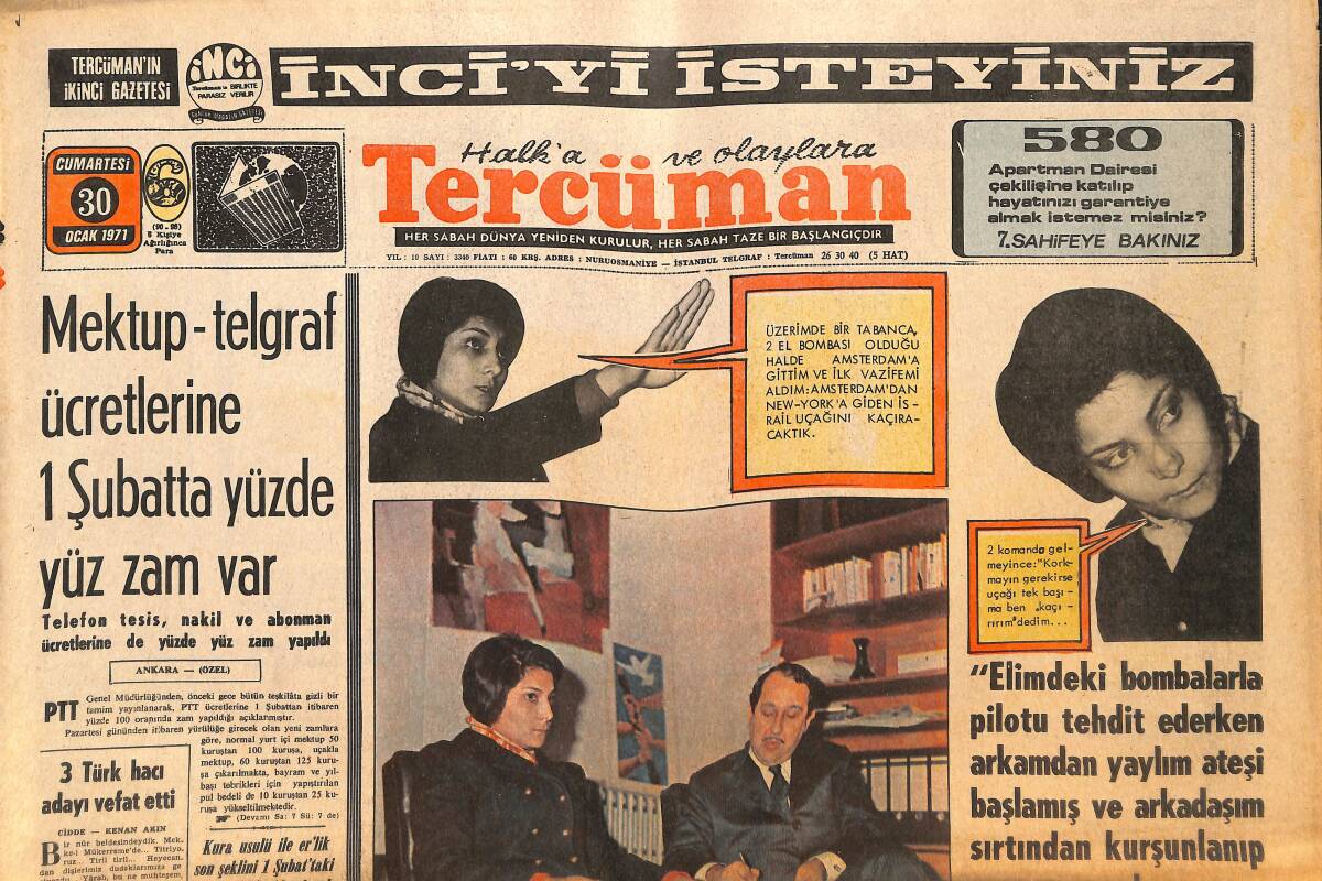 Tercüman Gazetesi İnci Eki 30 Ocak 1971 - Taşıt Alım Vergisi İçin Yeni Açıklama Yapıldı! - Ağası Şen'e Göre Beşiktaş Tehlikede! GZ144372 - 1