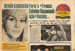 Tercüman Gazetesi İnci Eki 31 Ağustos 1973 -Kadir İnanır 'Belki Bir Gün Ben DeŞarkıcı Olurum' Dedi- Demir Karahan Eşinden Boşanmak İçin Paris'e Kaçmış GZ145013 - 1