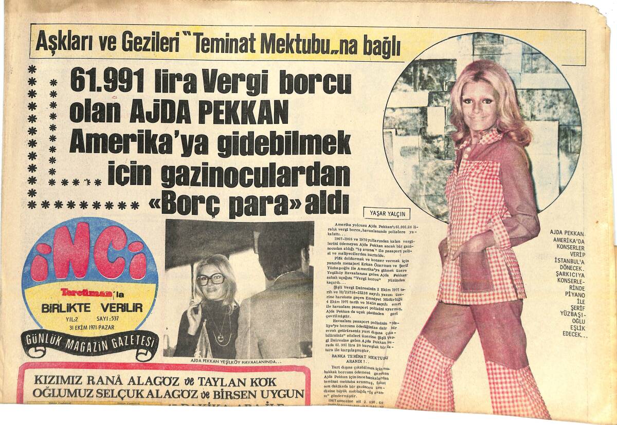 Tercüman Gazetesi İnci Eki 31 Ekim 1971 - Prens Philip İle Eşi Paola'nın Boşanmaları Söz Konusu Değildir! GZ144708 - 1