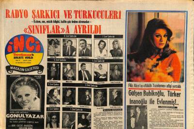 Tercüman Gazetesi İnci Eki 31 Mayıs 1974 - Gülşen Bubikoğlu , Türker İnanoğlu İle Evlenmiş !.. GZ114358 - 1