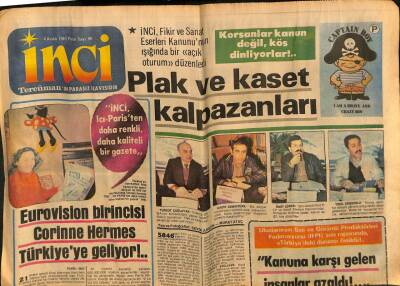Tercüman Gazetesi İnci Eki 4 Aralık 1983 - Eurovision Birincisi Corinne Hermes Türkiyeye Geliyor GZ113657 - 1