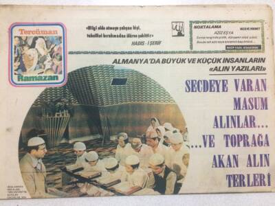 Tercüman Gazetesi İnci Eki 4 Eylül 1977 - Secdeye Varan Masum Alınlar GZ50225 - 1
