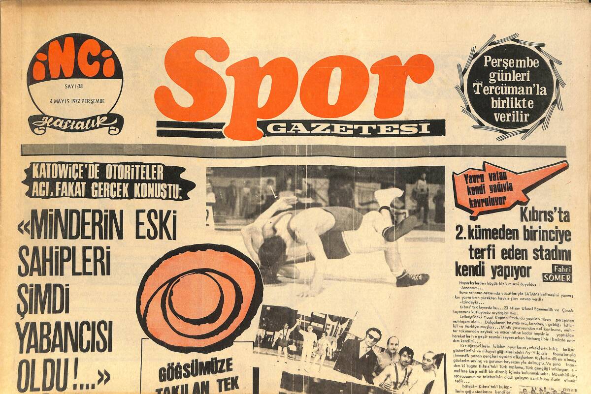 Tercüman Gazetesi İnci Eki 4 Mayıs 1972 - Real Madrid'in Unutulmaz Santraforuna Göre Antrenörlük Futbol Oynamaktan Daha Zor GZ145623 - 1