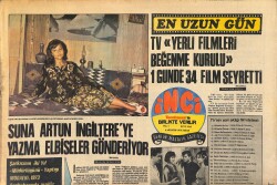 Tercüman Gazetesi İnci Eki 5 Ağustos 1973 - Cüneyt Arkın Alain Delon'a Özendi İlk Plağında Sadece Konuşacak! GZ146079 - 1