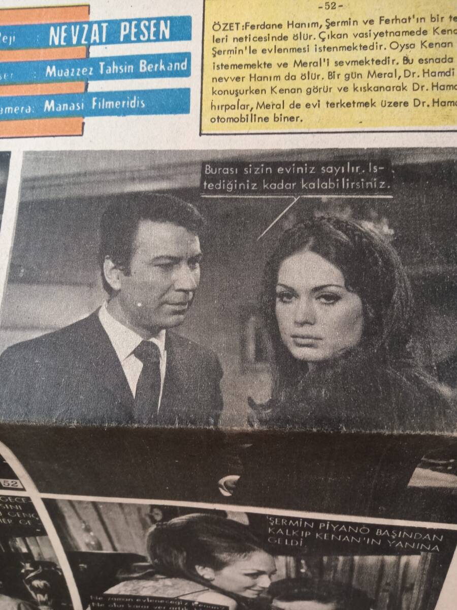 Tercüman Gazetesi İnci Eki 5 Haziran 1970 - Türkan Şoray Fotoroman - Artistlerin Terzi Borcu Bitmiyor! GZ146287 - 2