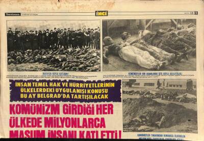 Tercüman Gazetesi İnci Eki 5 Haziran 1977 - Komünist Tankları Macaristanda Kan,Ölüm Ve Dehşet Saçtı ! GZ114756 - 1