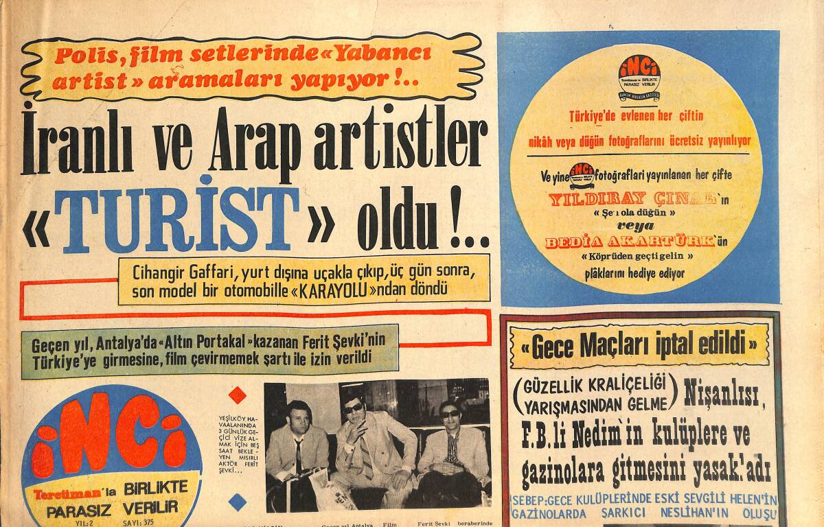 Tercüman Gazetesi İnci Eki 5 Mayıs 1971 - Brigitte Bardot , Annette Stroyberg Catherine Deneuve Ve Jane Fonda GZ145455 - 1