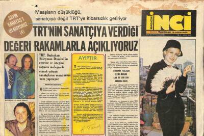 Tercüman Gazetesi İnci Eki 5 Ocak 1977 - Füsun Önal Yine Yalnız Kaldı GZ109630 - 1