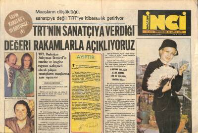 Tercüman Gazetesi İnci Eki 5 Ocak 1977 - Füsun Önal Yine Yalnız Kaldı GZ114448 - 1
