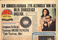 Tercüman Gazetesi İnci Eki 5 Şubat 1973 - Cem Karaca, Baldızı Azra Balkan'ı Şarkıcı Yapıyor! - Türkan Şoray Fotoroman! GZ146142 - 1