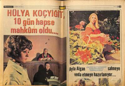 Tercüman Gazetesi İnci Eki 5 Temmuz 1977 Fawcett Majorsu Charlienin Melekleri Dizisinde Seyredeceğiz, Hülya Koçyiğit 10 Gün Hapse Mahkum Oldu GZ68592 - 1