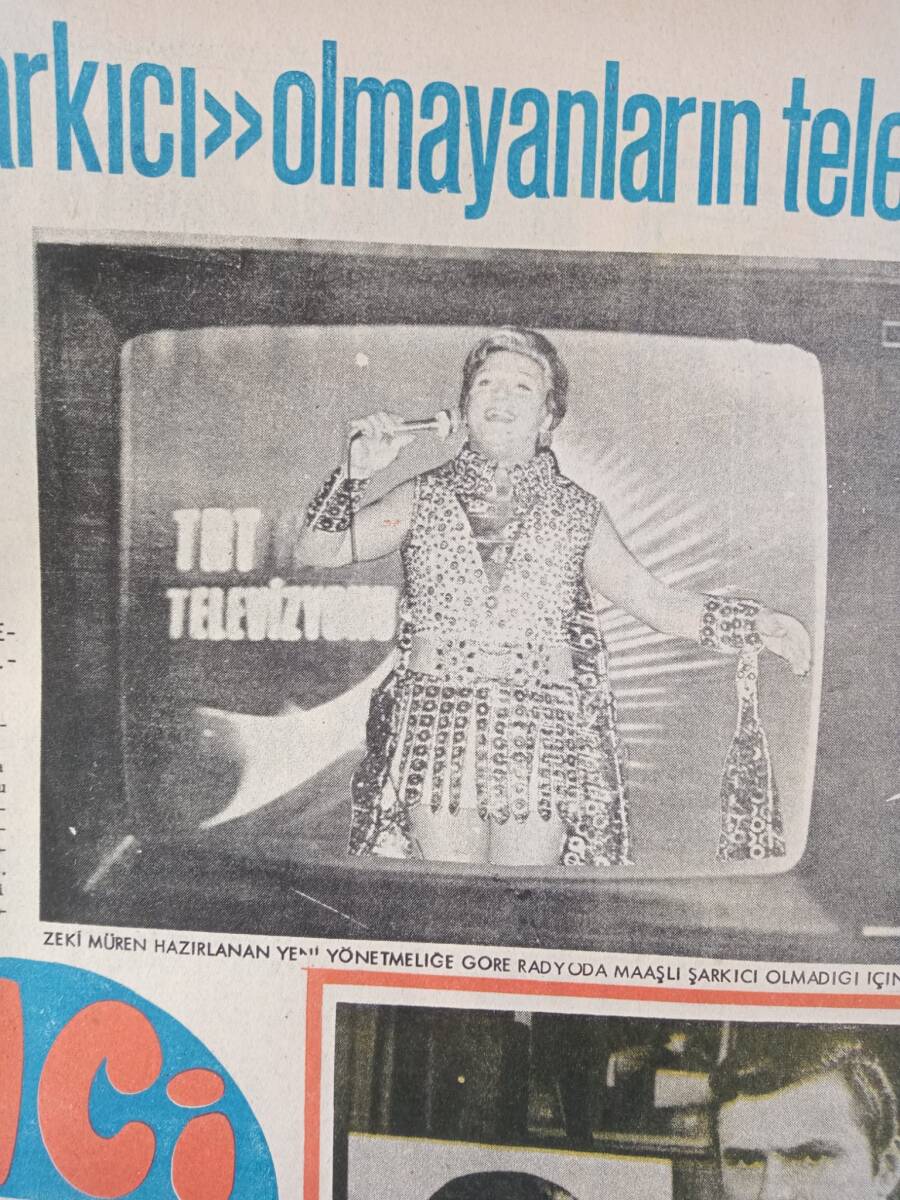 Tercüman Gazetesi İnci Eki 6 Aralık 1971 - Zeki Müren TV'YE Çıkmayacak! - Müjdat Gezen'e Dava Açılacak! GZ145223 - 2
