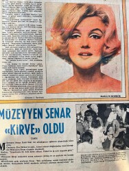 Tercüman Gazetesi İnci Eki 6 Ekim 1973 - Marilyn Monroe, Kennedy İle Buluşmak İçin Bir Arabulucu Seçmişti - Müzeyyen Senar Kirve Oldu GZ144335 - 2