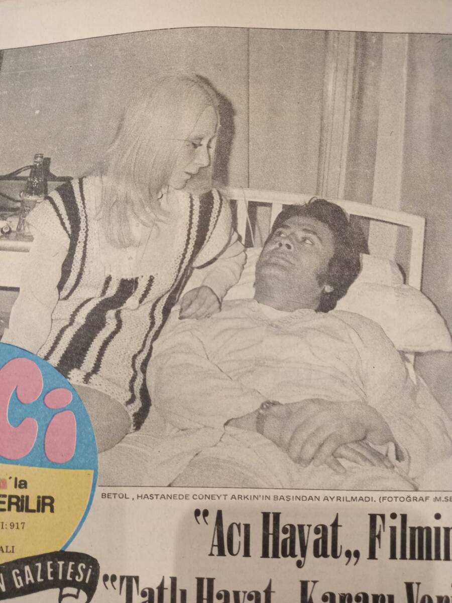 Tercüman Gazetesi İnci Eki 6 Mart 1973 - Cüneyt Arkın Betül Işıl'la Nikah Tazeliyor! - Füsun Önal Evli Sevgilisi İle Evlenmek İçin Özel İzin Bekliyor! GZ146152 - 2