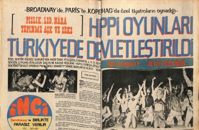 Tercüman Gazetesi İnci Eki 6 Nisan 1971 - Sevim Tuna Zeliha ya Yasak Koydu GZ63229 - 2