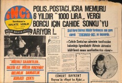 Tercüman Gazetesi İnci Eki 7 Kasım 1971 - Polis,Postacı,İcra Memuru 6 Yıldır ''1000 Lira'' Vergi Borcu İçin Cahide Sonku'yu Arıyor!.. GZ160521 - Gökçekoleksiyon
