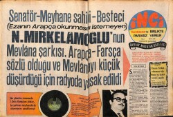 Tercüman Gazetesi İnci Eki 7 Nisan 1971 - Nilüfer Koçyiğit Borçlarını Sesiyle Ödüyor GZ63228 - 1