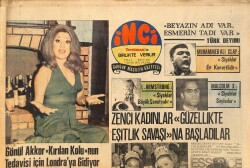 Tercüman Gazetesi İnci Eki 7 Ocak 1973 - Gönül Akkor ''Kırılan Kolu''nun Tedavisi İçin Londra'ya Gidiyor GZ160607 - Gökçekoleksiyon
