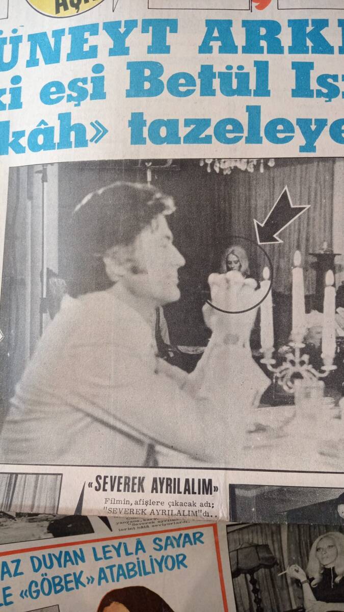 Tercüman Gazetesi İnci Eki 8 Eylül 1971 - Cüneyt Arkın Eski Eşi Betül Işıl İle Nikah Tazeleyecek! - Ayten Candan Ankara Radyosu İmtihanına Girecek! GZ145245 - 2