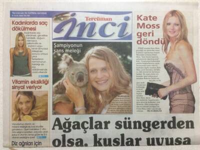 Tercüman Gazetesi İnci Eki 8 Ocak 2006 - Meme Kanserine Kahveli Önlem GZ35822 - 1