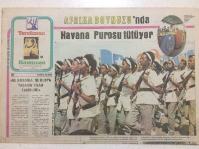Tercüman Gazetesi İnci Eki 9 Ağustos 1978 - Afrika Boynuzunda Havana Purosu GZ50245 - 1