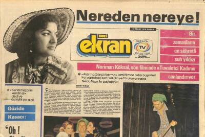 Tercüman Gazetesi İnci Ekran Eki 12 Mart 1978 - Asu Maralmanda Önemli Değişiklikler Var GZ114905 - 1