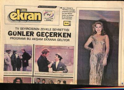 Tercüman Gazetesi İnci Ekran Eki 14 Aralık 1977 - Nil Burakı Yılbaşı Gecesi Bu Şeffaf Kıyafetle Seyredeceğiz GZ114916 - 1