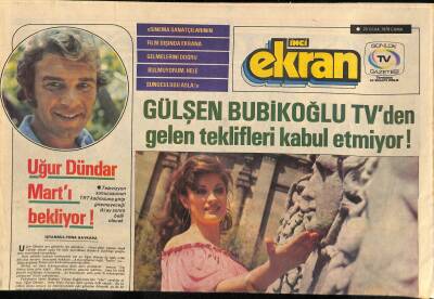 Tercüman Gazetesi İnci Ekran Eki 20 Ocak 1978 - Banacek de Ekranlara Veda Ediyor... GZ114896 - 1