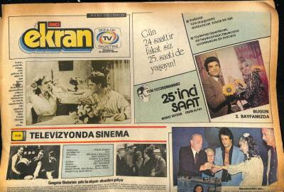 Tercüman Gazetesi İnci Ekran Eki 25 Şubat 1978 - Yelizin Üzüntü Ve Sinirden Sesi Kısıldı ! GZ85626 - 1