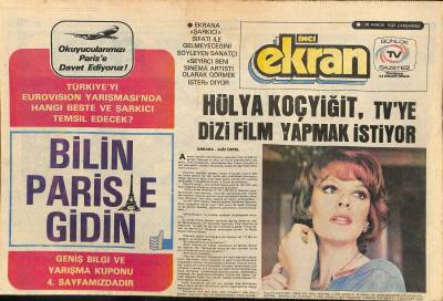 Tercüman Gazetesi İnci Ekran Eki 28 Aralık 1977 - Şengül Karaca İle Koşuşturmalı Röportaj ! GZ114909 - 1
