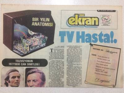 Tercüman Gazetesi İnci Ekran Eki 30 Aralık 1977 - Perihan Savaş Bir Komedi Dizisinde Rol Alacak GZ50346 - 1