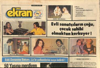 Tercüman Gazetesi İnci Ekran Eki 31 Mart 1978 - Romalı Perihan Televizyoncular Beni Atlatıyor GZ114887 - 1