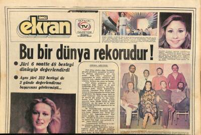 Tercüman Gazetesi İnci Ekran Eki 8 Aralık 1977 - Zengin Ve Yoksulun Yarattığı Şöhret Peter Strauss GZ114884 - 1