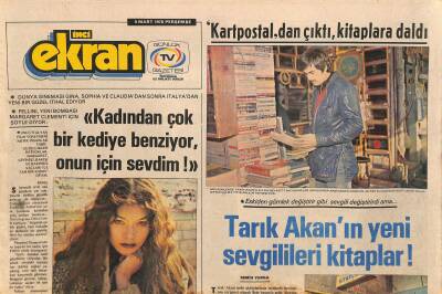 Tercüman Gazetesi İnci Ekran Eki 9 Mart 1978 - Tarık Akanın Yeni Sevgilileri Kitaplar ! GZ14923 - 1