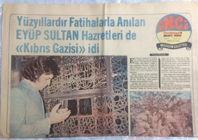 Tercüman Gazetesi İnci Magazin Eki 1 Ekim 1974 - Eyüp Sultan Hzde Kıbrıs Gazisi İdi GZ21865 - 1