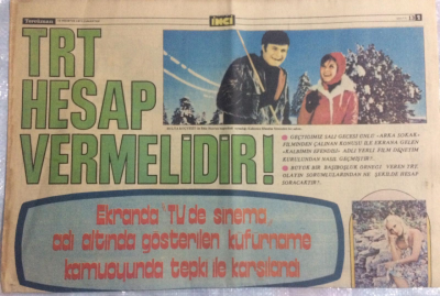 Tercüman Gazetesi İnci Magazin Eki 13 Ağustos 1977 - Naci Altın,Gönül Yazar,Ahmet Özhan,Hale Soygazi Felekten Bir Gün Çaldılar GZ21732 - 1