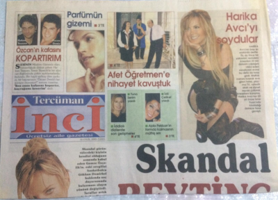 Tercüman Gazetesi İnci Magazin Eki 16 Eylül 2005 - Harika Avcıyı Soydular GZ21840 - 1